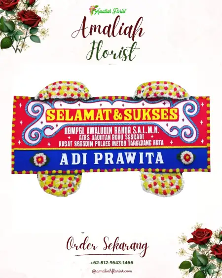 Papan Bunga Ucapan Selamat Bombana
